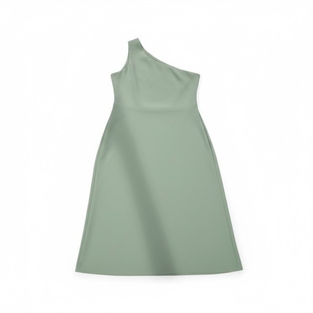 Petal Pup -Nadene one Shoulder Midi Dress‎ Mint  Green  Size US 14 - Picture 2 of 9